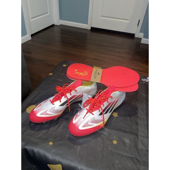 New Men’s Sz 12.5 Adidas Adizero F50 Elite FG Pure Victory Pack |IE1206|